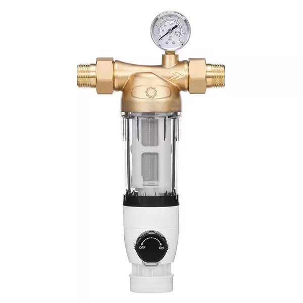 Prefiltro de sedimento spin-down manual de 40 micras